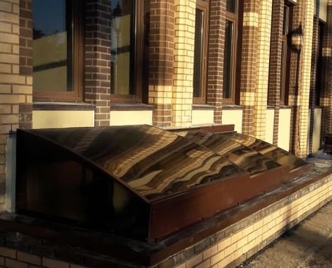 Раздвижные козырьки для приямка / полуподвала ФЛАГМАН от производителя — фото 5